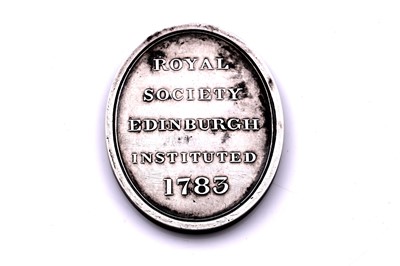 Lot 656 - A rare George III Scottish silver ticket or pass