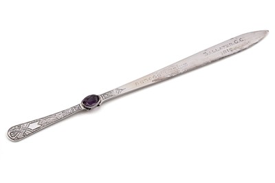 Lot 668 - A Great War Period Scottish provincial silver paper knife