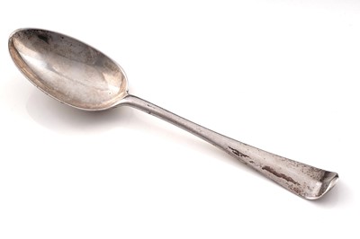 Lot 648 - A George III Scottish provincial silver tablespoon