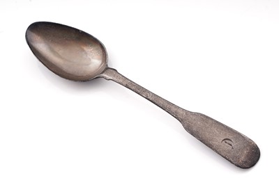 Lot 651 - A rare William IV Scottish provincial silver teaspoon