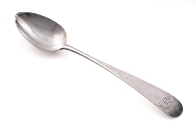 Lot 631 - A George III Scottish provincial silver masking spoon