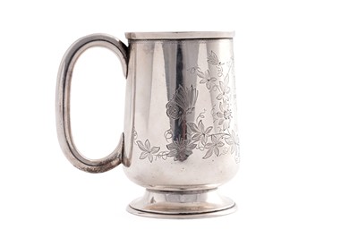 Lot 583 - Australian interest: a late 19th Century Australian silver Christening mug
