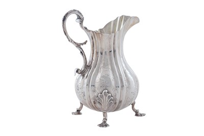 Lot 114 - An early Victorian silver cream jug
