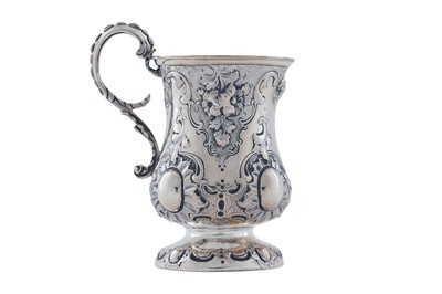 Lot 115 - A Victorian silver christening mug