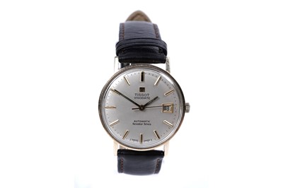 Lot 795 - Tissot Visodate Seastar Seven: a gold cased automatic wristwatch