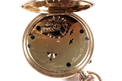 Lot 804 - Charles Proctor, Newcastle Upon Tyne: an 18ct yellow gold cased hunter pocket watch