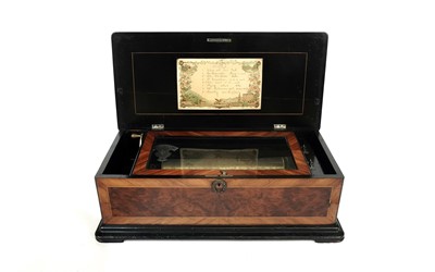 Lot 480 - An Ami Revenc Swiss cylinder music box