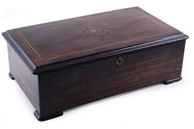 Lot 91 - An Ami Revenc Swiss cylinder music box