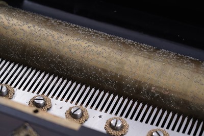 Lot 91 - An Ami Revenc Swiss cylinder music box