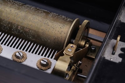 Lot 91 - An Ami Revenc Swiss cylinder music box