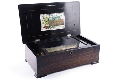 Lot 91 - An Ami Revenc Swiss cylinder music box