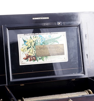 Lot 91 - An Ami Revenc Swiss cylinder music box