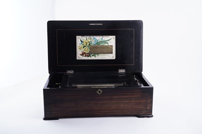 Lot 91 - An Ami Revenc Swiss cylinder music box