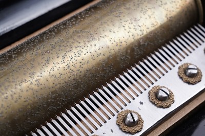 Lot 91 - An Ami Revenc Swiss cylinder music box