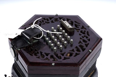 Lot 7 - A Lachenal English system concertina