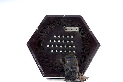 Lot 7 - A Lachenal English system concertina