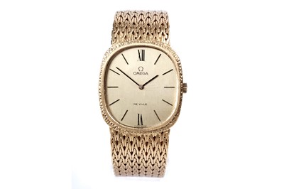 Lot 771 - Omega de Ville: an 18ct yellow gold lady's wristwatch