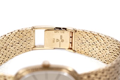 Lot 771 - Omega de Ville: an 18ct yellow gold lady's wristwatch