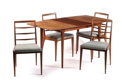 Lot 6 - Mcintosh of Kirkcaldy: a teak extending dining table and chairs