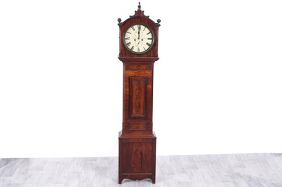 Lot 88 - Alex Patton, Kirriemuir: a 19th Century mahogany eight-day longcase clock