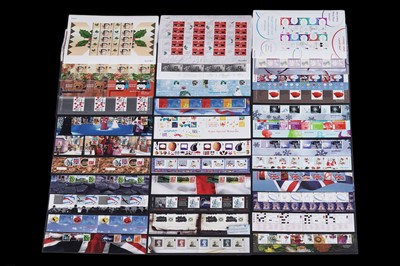 Lot 415 - A selection of Royal Mail 1st class Smilers, and mini-sheets