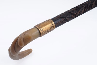 Lot 285 - A collection of three walking canes