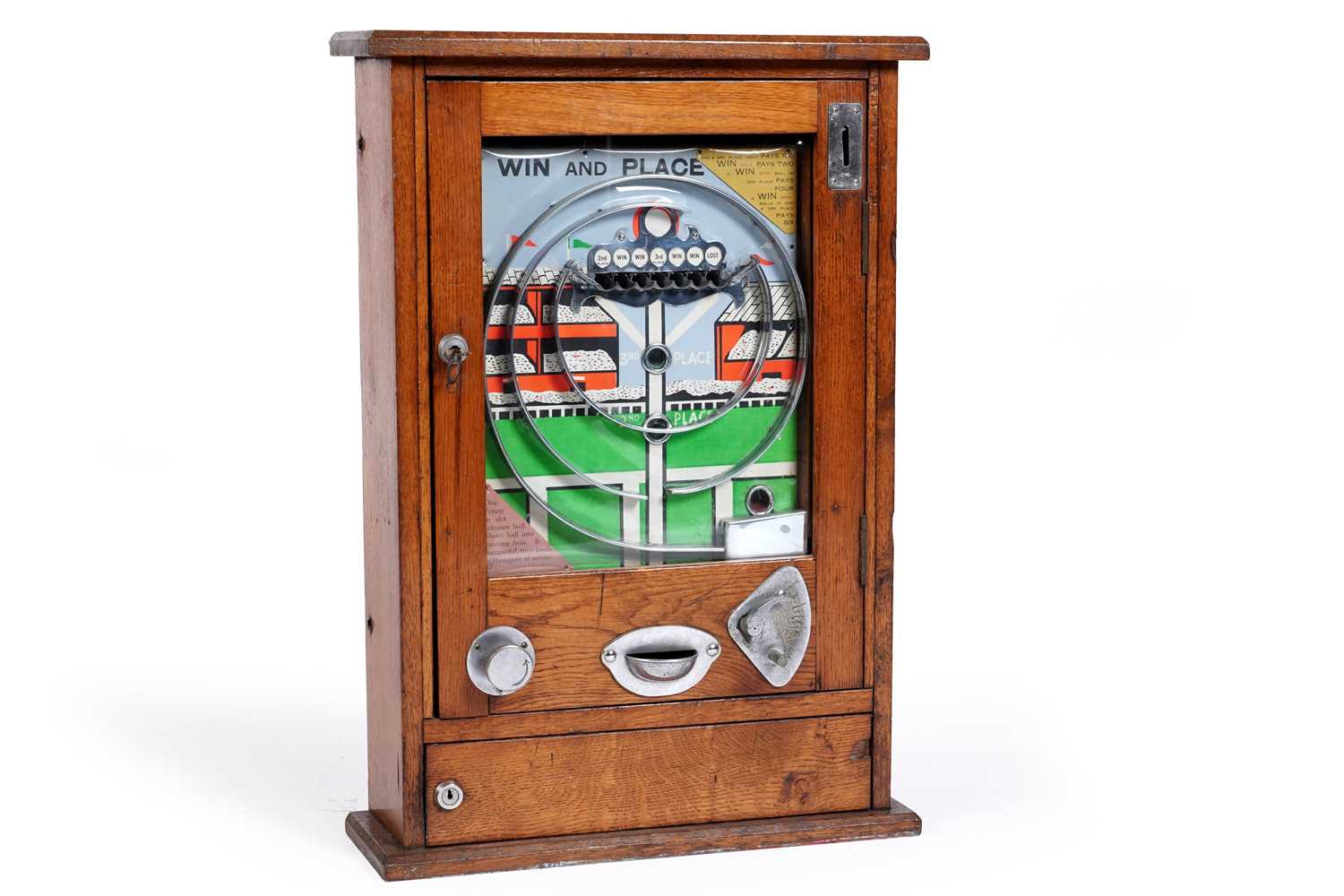 Lot 47 - A 1950’s Wondermatic ‘Win and Place’ oak