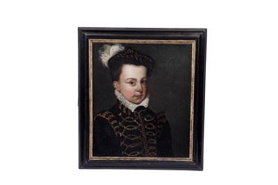 Lot 223 - After Francois Clouet - Portrait of Hercule-François, Duke of Alençon and of Anjou | oil