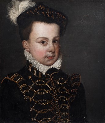 Lot 223 - After Francois Clouet - Portrait of Hercule-François, Duke of Alençon and of Anjou | oil