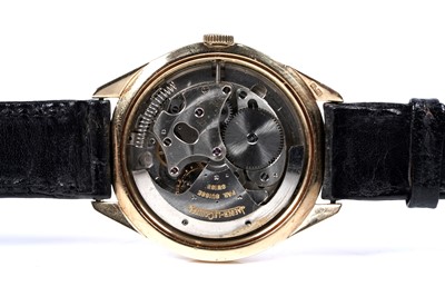 Lot 782 - Jaeger LeCoultre: an 18ct yellow gold cased automatic wristwatch