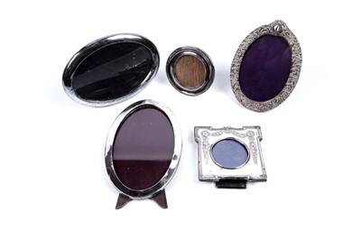 Lot 291 - Five silver-mounted photograph frames