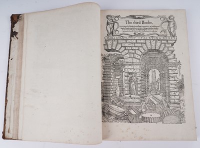 Lot 116 - The First [-fift] Booke of Architecture by Serlio Sebastiano | 1611
