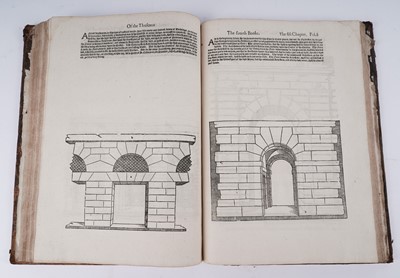 Lot 116 - The First [-fift] Booke of Architecture by Serlio Sebastiano | 1611