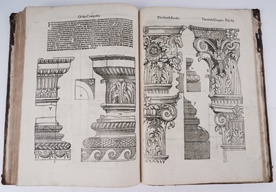 Lot 116 - The First [-fift] Booke of Architecture by Serlio Sebastiano | 1611
