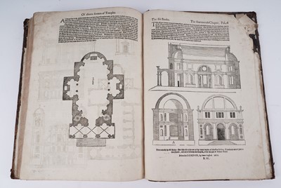 Lot 116 - The First [-fift] Booke of Architecture by Serlio Sebastiano | 1611