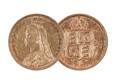 Lot 253 - Queen Victoria gold half-sovereign 1890
