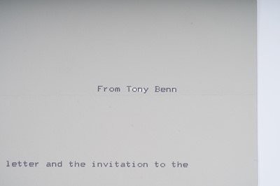 Lot 272 - Autographs: a collection of correspondence to various celebrities and politicians