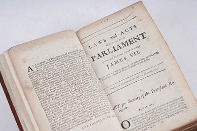 Lot 117 - The Laws And Acts Of Parliament (Scotland), 1682/3; and others