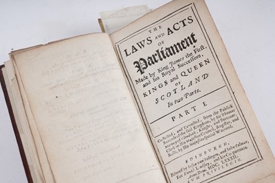 Lot 117 - The Laws And Acts Of Parliament (Scotland), 1682/3; and others