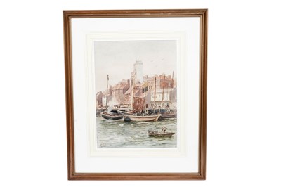 Lot 272 - Robert Jobling - High Light, North Shields from the Tyne | watercolour