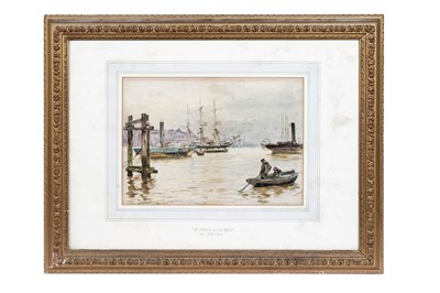 Lot 273 - Robert Jobling - A Sketch on the Tyne | watercolour