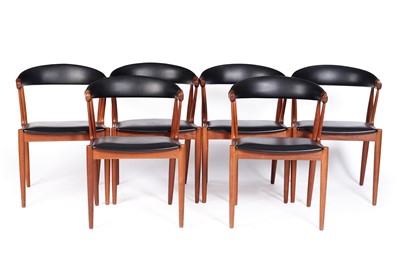 Lot 4 - Johannes Andersen for BRDR Andersen: a set of six model 'BA-113' teak dining chairs