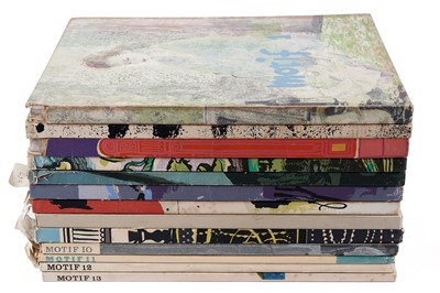 Lot 9 - Thirteen volumes of Motiff: A Journal of the Visual Arts