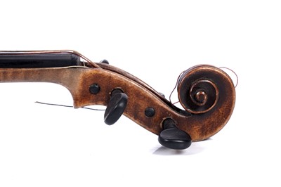 Lot 39 - A violin labelled GBG