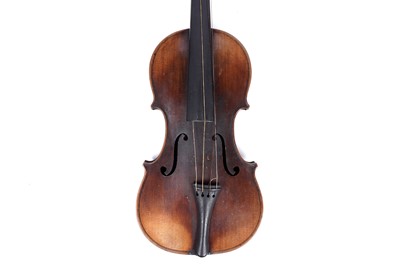 Lot 39 - A violin labelled GBG