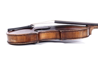 Lot 39 - A violin labelled GBG