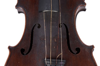 Lot 39 - A violin labelled GBG