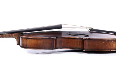 Lot 39 - A violin labelled GBG