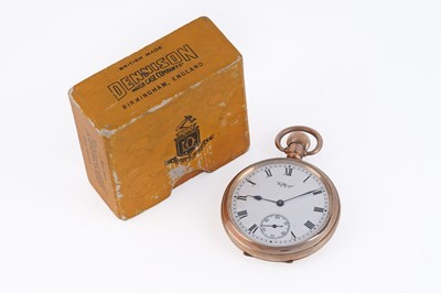 Lot 262 - A Waltham gold-plated open-faced pocket watch