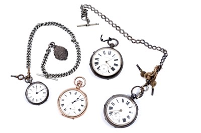 Lot 268 - Four pocket watches